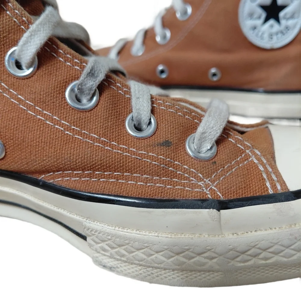 Converse All Star Brown High-Tops Men's Size 6 Chuck Taylor Sneakers - Picture 10 of 14